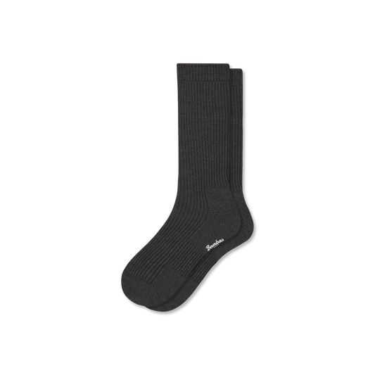 Women's Merino Cashmere Blend Fine Rib Calf Socks