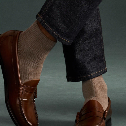 Men's Merino Wool Blend Modern Rib Quarter Sock 8-Pack