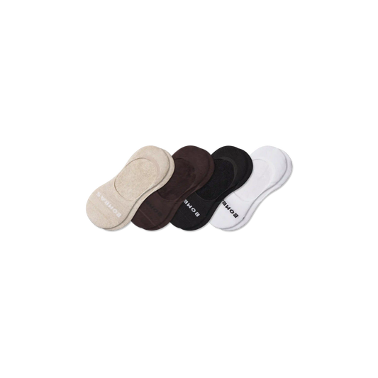 Women's Mid-Cut Cushioned No Show Sock 4-Pack