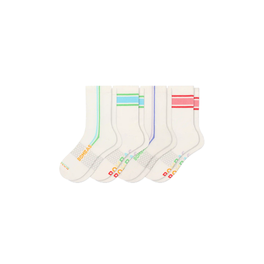 Pride Half Calf Sock 4-Pack