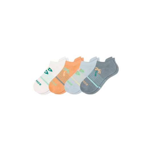 Youth Seaside Ankle Sock 4-Pack