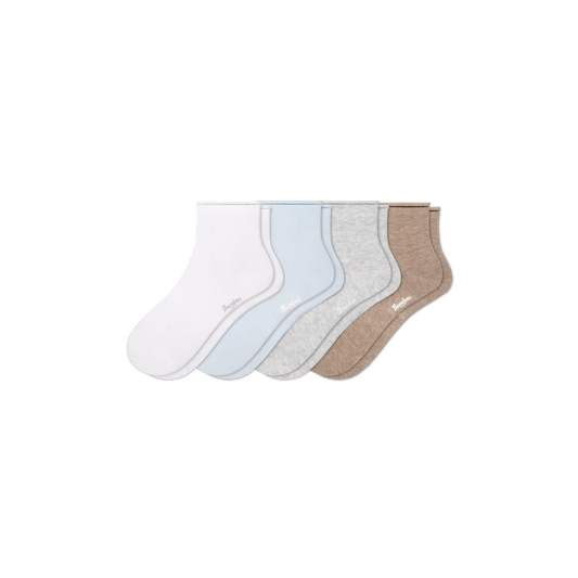 Women’s Roll Top Quarter Sock 4-Pack