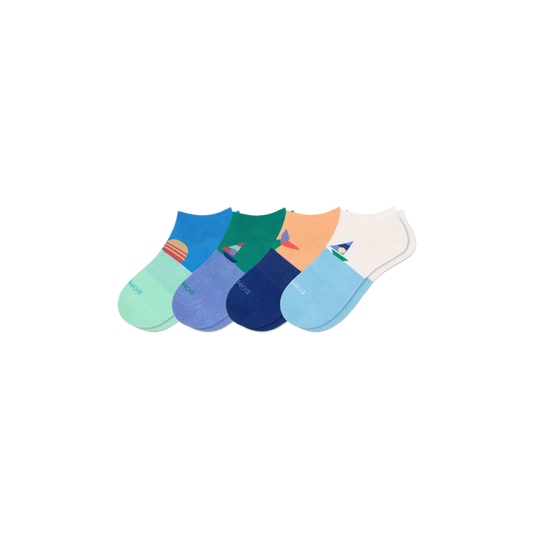 Youth Lightweight Ankle Sock 4-Pack