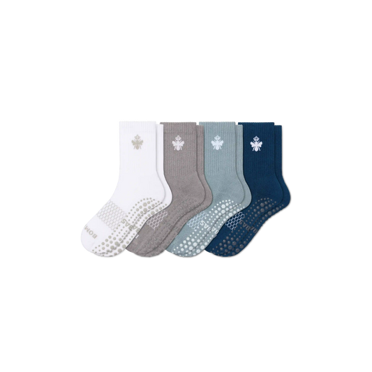 Men's Gripper Half Calf Sock 4-Pack
