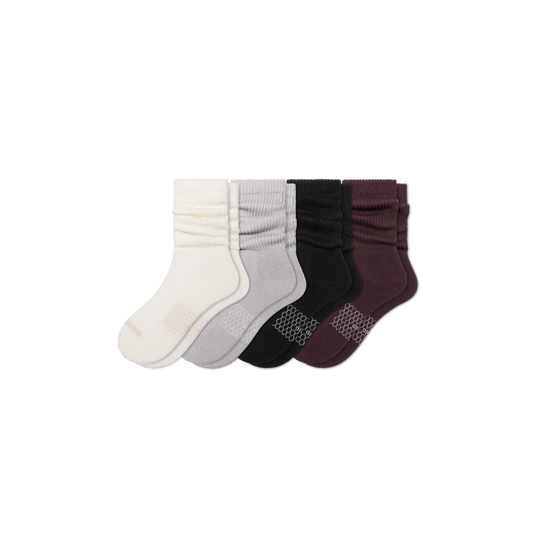Women's Slouchy Rib Calf Sock 4-Pack