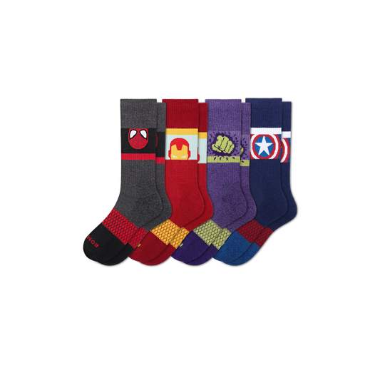 Marvel | Bombas Adult Calf Sock 4-Pack