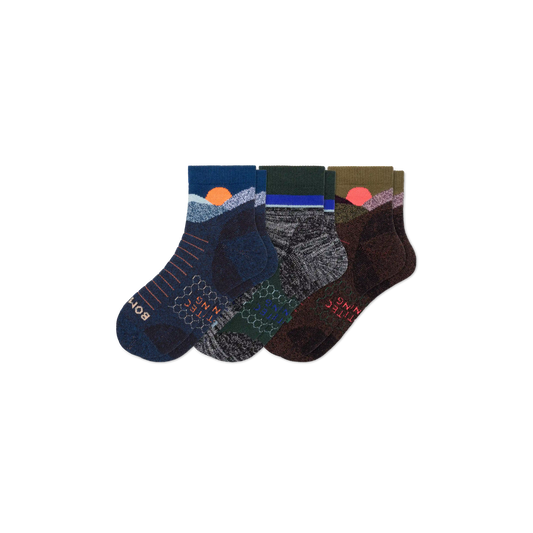 Men's Hiking Quarter Sock 3-Pack