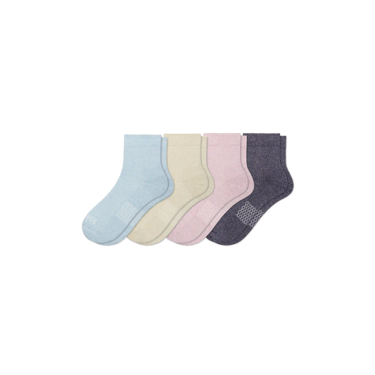 Women's Modern Rib Quarter Sock 4-Pack