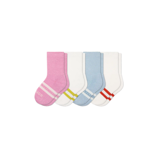 Junior Solids Calf Sock 4-Pack
