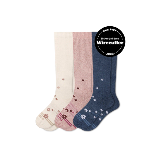 Women's Everyday Compression Knee High Sock 3-Pack (15-20mmHg)