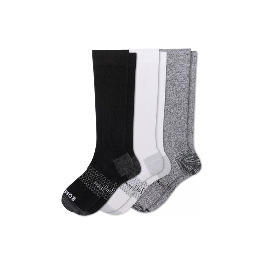 Women's Medical Grade Compression Knee High Sock 3-Pack (20-30mmHg)