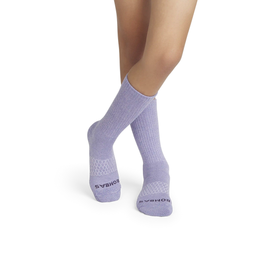 Youth Marl Calf Sock 4-Pack