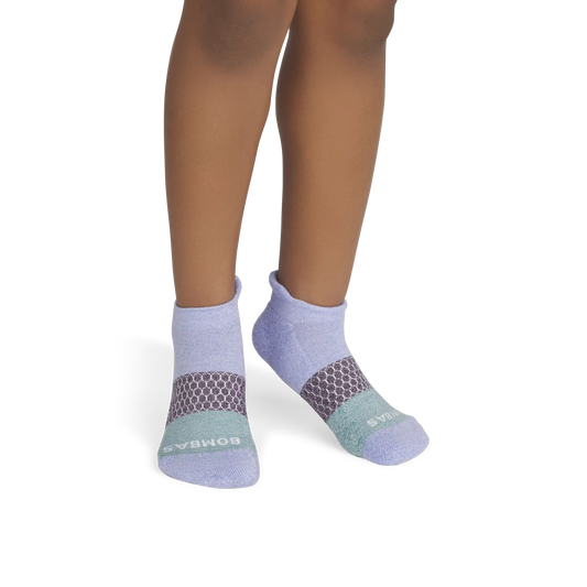 Youth Tri-Block Ankle Sock 6-Pack