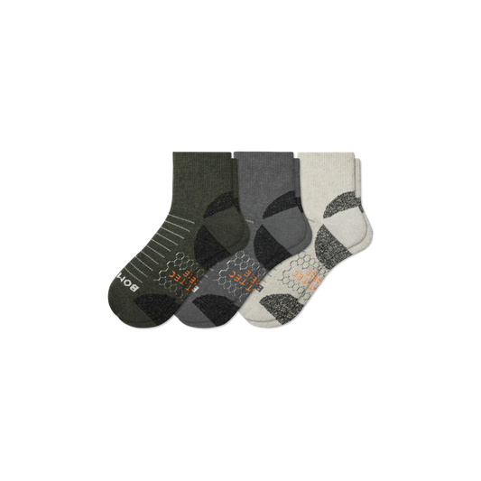 Men's Hiking Quarter Sock 3-Pack