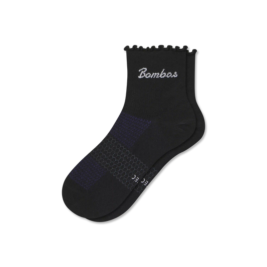 Women’s UltraLite Ruffle Sport Quarter Socks