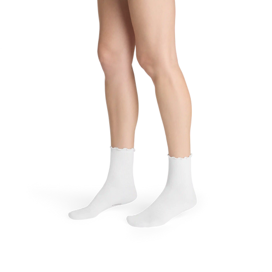 Women's Ruffle Rib Half Calf Sock 4-Pack