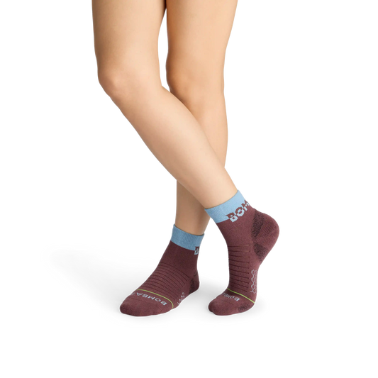Women's Merino Wool Blend Hiking Quarter Sock 3-Pack