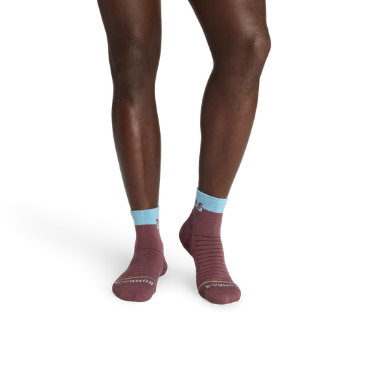 Men's Merino Wool Blend Hiking Quarter Sock 3-Pack