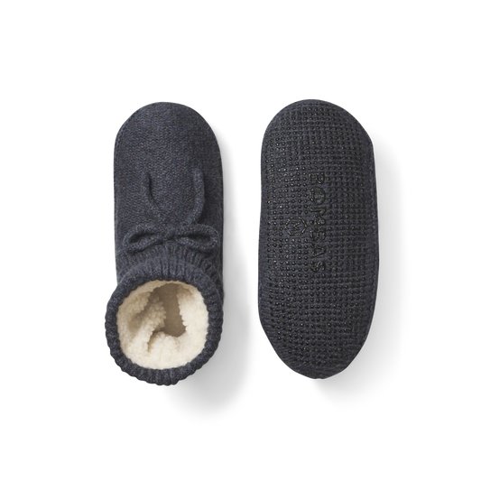 Women's Gripper Slipper Bootie - Sherpa-Lined