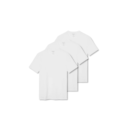 Men's Pima Cotton Slim Crew Neck T-Shirt 3-Pack