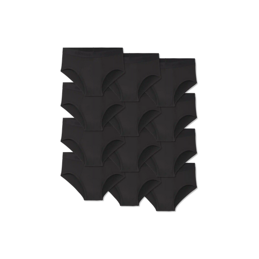 Men's Cotton Modal Blend Flyless Brief 12-Pack