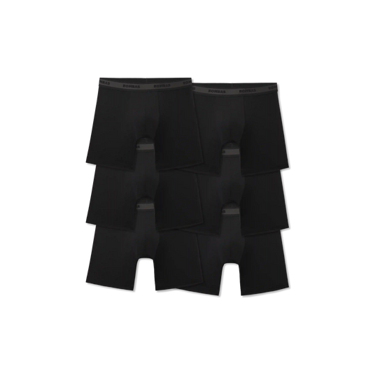 Men's Soft Flex Boxer Brief 6" 6-Pack