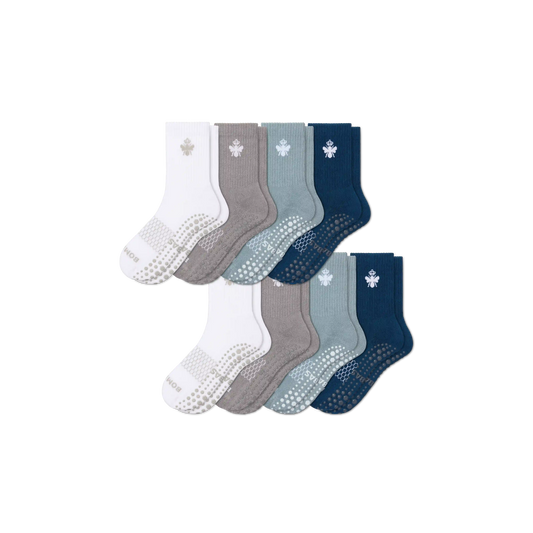 Men's Gripper Half Calf Sock 8-Pack