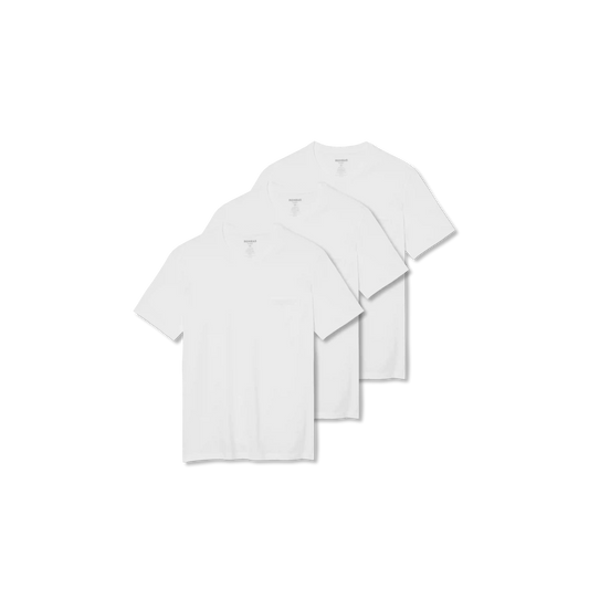 Women's Pima Cotton V-Neck T-Shirt 3-Pack