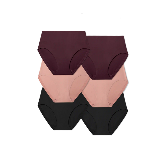Women's No Show High Rise Brief 6-Pack