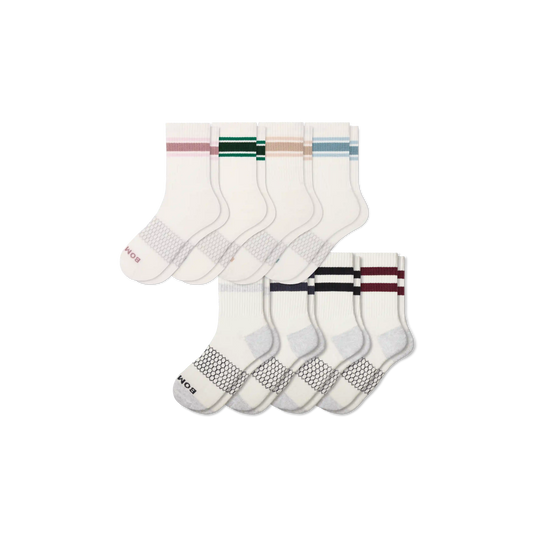 Women's Vintage Stripes Half Calf Sock 8-Pack