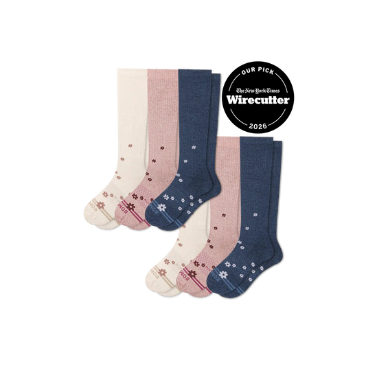 Women's Everyday Compression Knee High Sock 6-Pack (15-20mmHg)