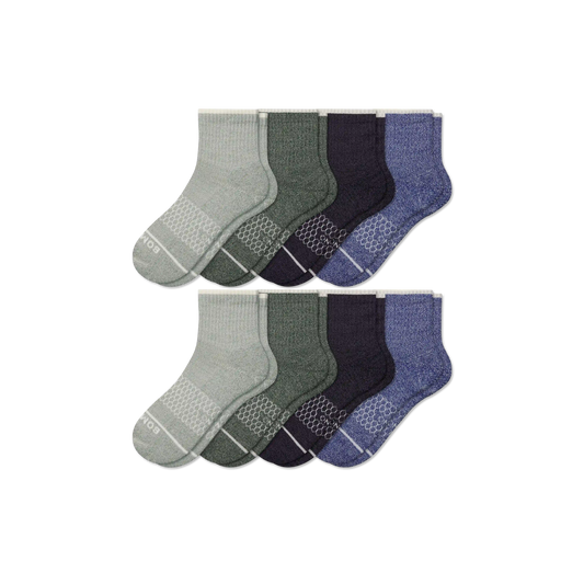 Women's Merino Wool Blend Quarter Sock 8-Pack