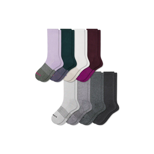 Women's Marl Calf Sock 8-Pack