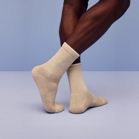 Men's Merino Wool Blend Half Calf Sock 4-Pack