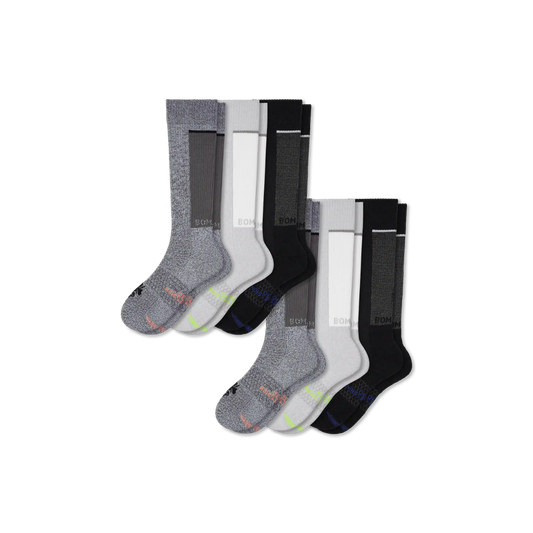 Men's Medical Grade Compression Knee High Sock 6-Pack (20-30mmHg)