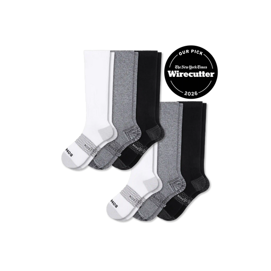Women's Everyday Compression Knee High Sock 6-Pack (15-20mmHg)