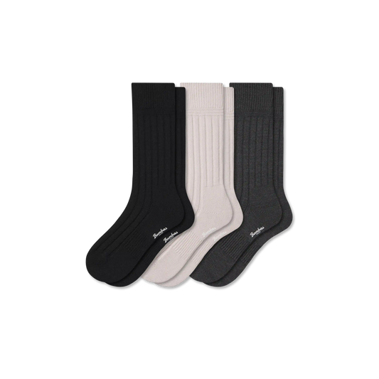 Women's Merino Wool Blend Calf Sock 8-Pack