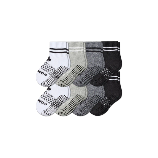 Toddler Gripper Calf Sock 8-Pack