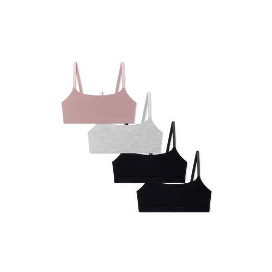 Women's Super Soft Scoop Bralette 4-Pack