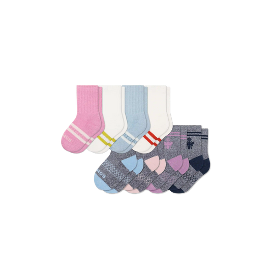 Junior Calf Sock 8-Pack