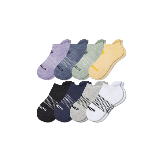 Toddler Gripper Ankle Sock 8-Pack