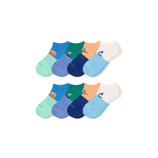 Junior Lightweight Ankle Sock 8-Pack