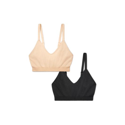 Women's Seamless Scoop Bralette 2-Pack