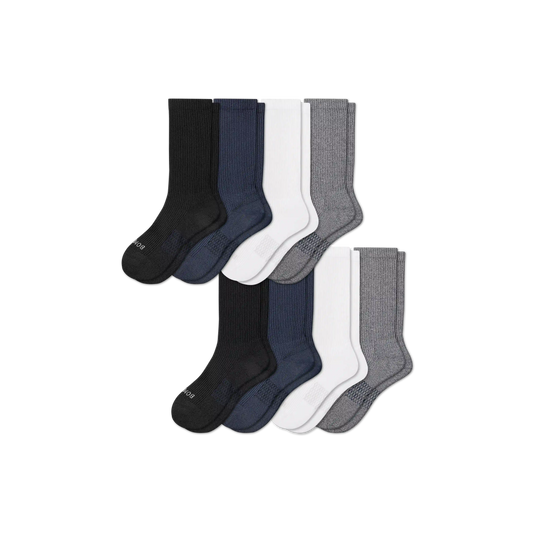 Men's Modern Rib Quarter Sock 8-Pack