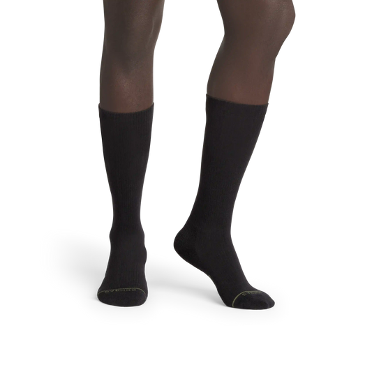 Men's Merino Wool Blend Modern Rib Calf Socks
