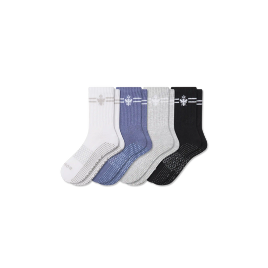 Men's Gripper Half Calf Sock 4-Pack