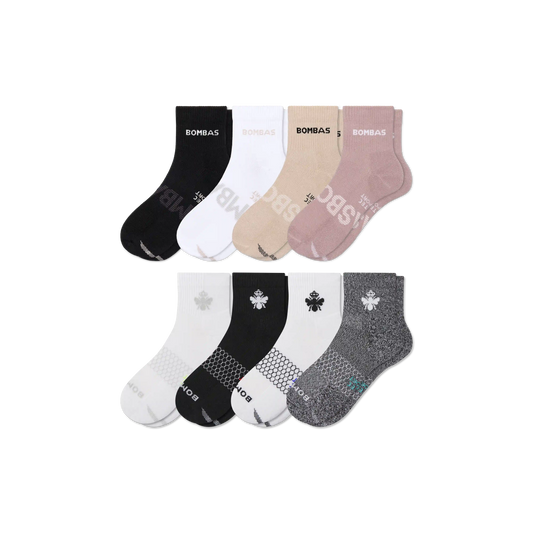 Women's All Sport Quarter Sock 8-Pack