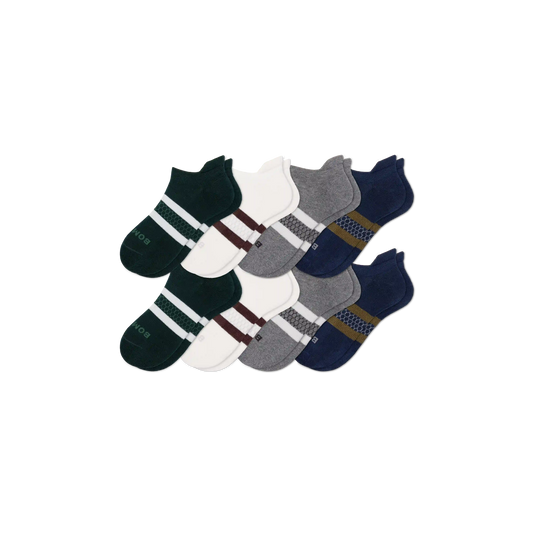 Men's Solids Ankle Sock 8-Pack