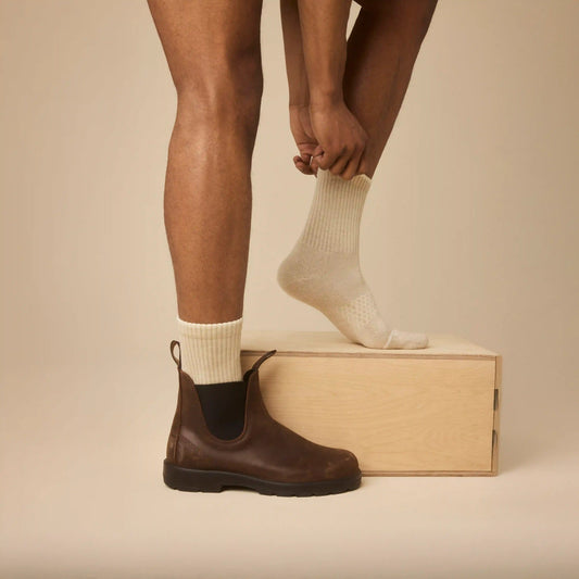 Men's Merino Wool Blend Half Calf Sock 8-Pack