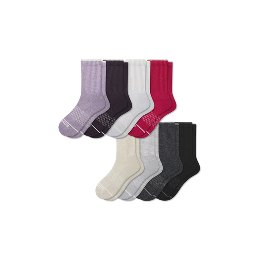 Women's Mid-Cut Cushioned No Show Sock 8-Pack